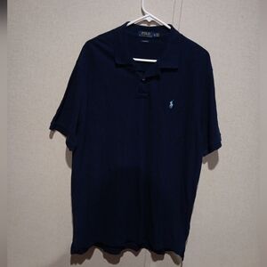 Polo Ralph Lauren Navy Blue Short Sleeve Polo Shirt classic Fit  - Men's SizeXL